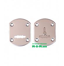 Накладки для сувальдных замков Арико хром