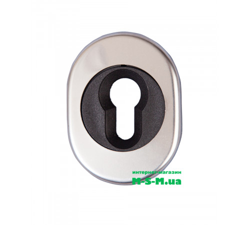 Накладки для циліндрових замків Аріко люкс чорна-хром