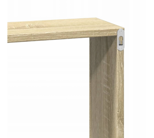 Настенная полка 100×16×30 см дуб Сонома