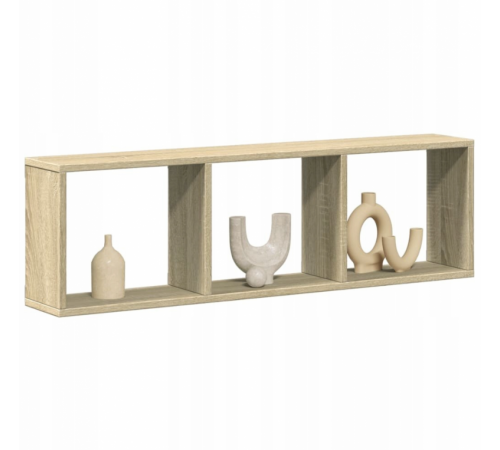 Настенная полка 100×16×30 см дуб Сонома