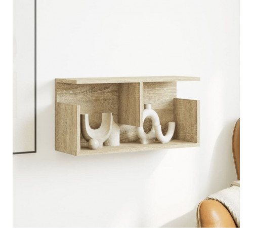 Настенная полка дуб Сонома