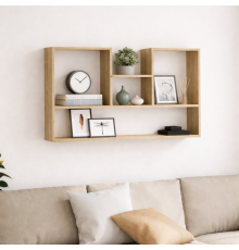 Настенная полка, дуб сонома