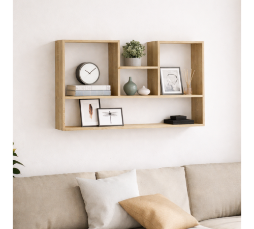 Настенная полка дуб Сонома