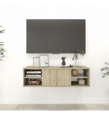 Настенная полка, дуб сонома