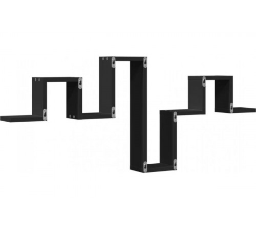Настенная полка, черная