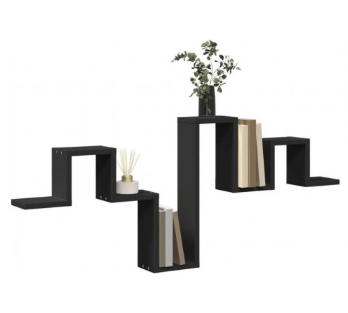 Настенная полка, черная