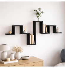 Настенная полка, черный