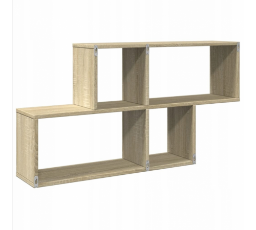 Настенная полка 100×20×53 см дуб Сонома