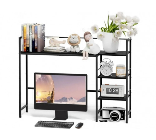 Настольная полка HavenlyYouth 3-ярусная, черная