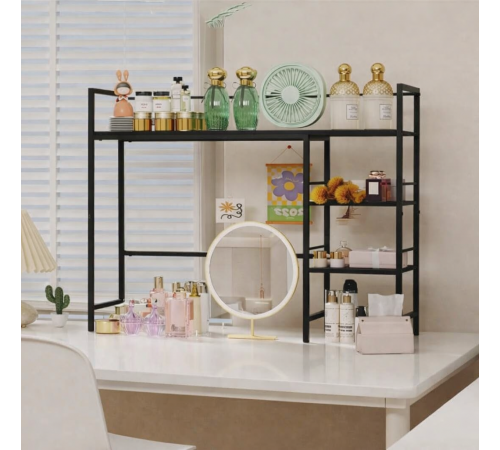 Настольная полка HavenlyYouth 3-ярусная, черная