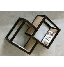 Настінна книжкова полиця TETRIS-2 loft