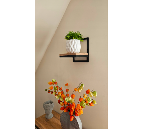 Настенная полка одинарная LOFT