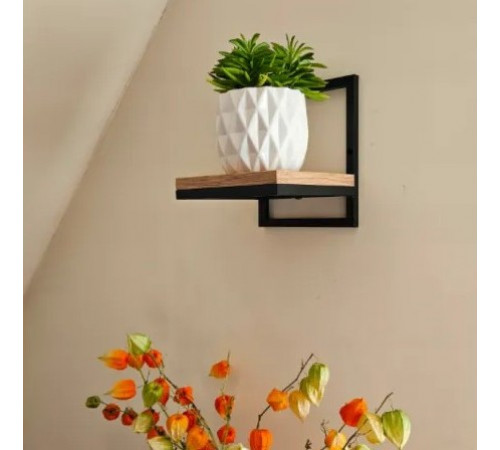 Настенная полка одинарная LOFT