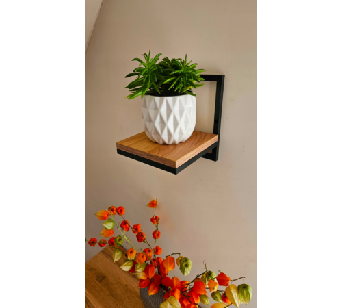 Настенная полка одинарная LOFT