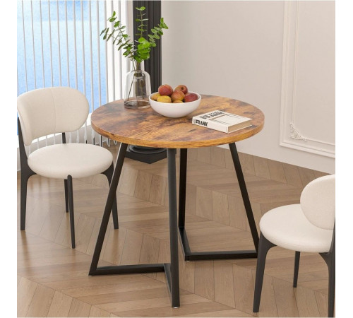 Небольшой круглый обеденный стол на 4 человека