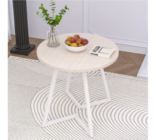 Небольшой круглый обеденный стол на 4 человека