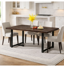 Обеденный стол, прямоугольный кухонный стол на 4-6 человек