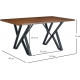 Обеденный стол Christopher Knight с металлическими ножками