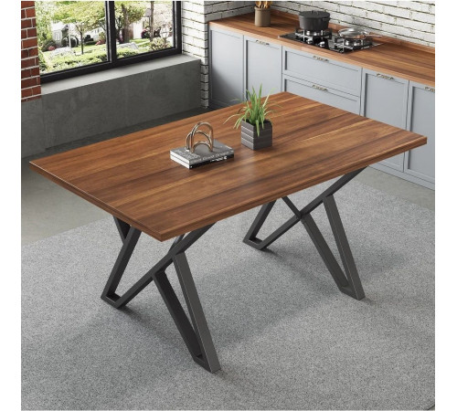 Обеденный стол Christopher Knight с металлическими ножками