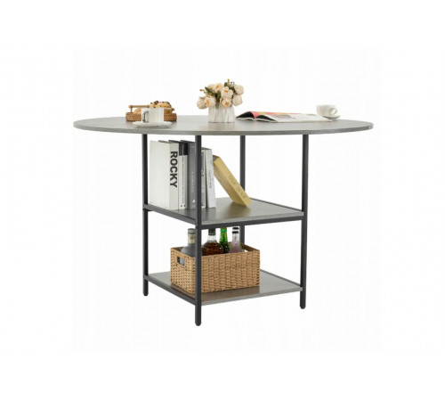 Обеденный стол VEVOR круглый 120 см на 2–4 чел.