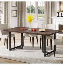 Обідній стіл, прямокутний кухонний стіл на 4-6 осіб