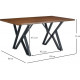 Обеденный стол Christopher Knight с металлическими ножками