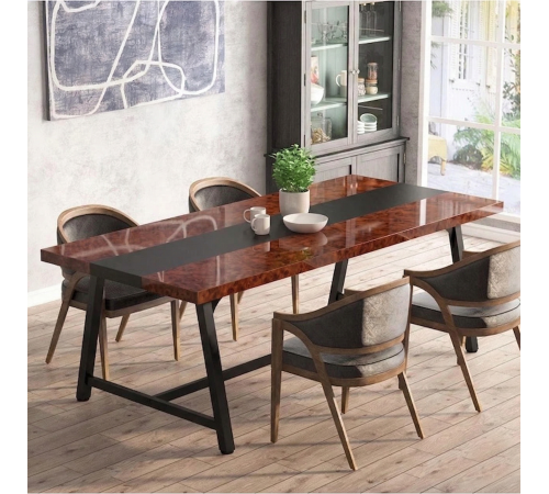 Обеденный стол на 8 человек прямоугольный