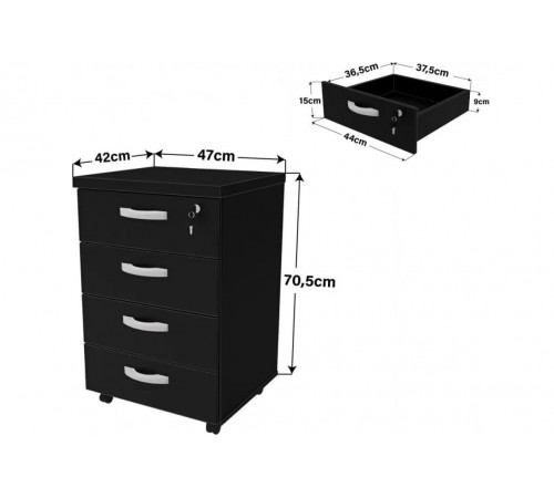 Офисный комплект NetMobil – черный