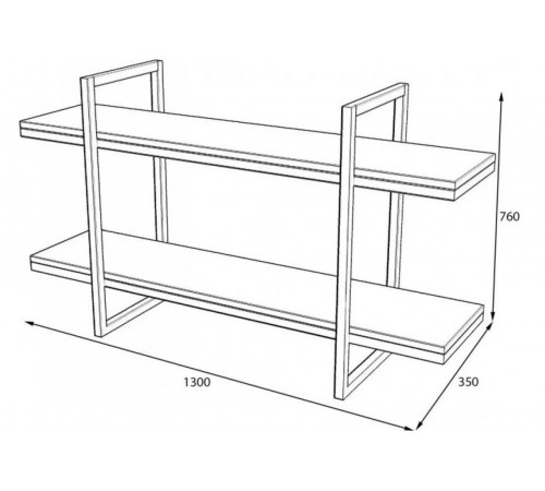 Офісний  стелаж leober 2