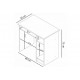 Офісний стіл 80 см — Compact  Desk