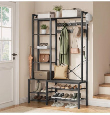 Передпокій з лавкою та місцем для зберігання взуття