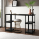 Письменный стол Landis — 120×40×72 см, с полками, MSMLOFT.