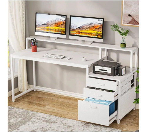 Письменный стол MSM с ящиками и подставкой для монитора