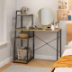 Письменный стол Pelham — 120×100×50 см с полками, MSMLOFT