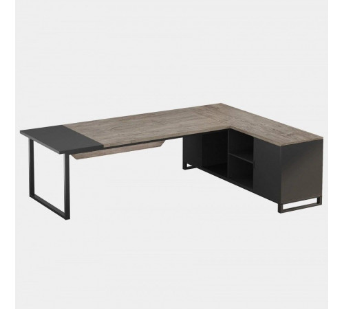 Письменный стол Г-образный с тумбой для файлов