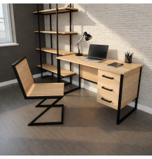 Письменный стол в стиле MSMLOFT для офиса