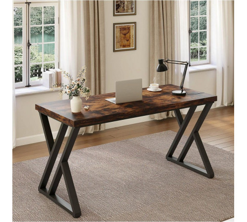 Письменный стол для обучения – 140×60×75 см (металлический каркас)