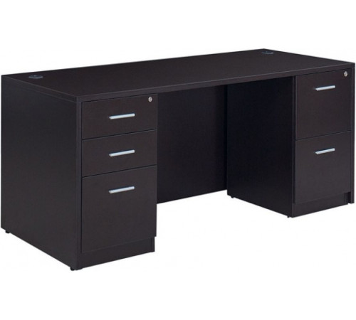 Письменный стол At Work на двойной подставке – стиль Loft