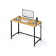 Письменный стол на металлической основе (100×50×75 см) — MSMLOFT