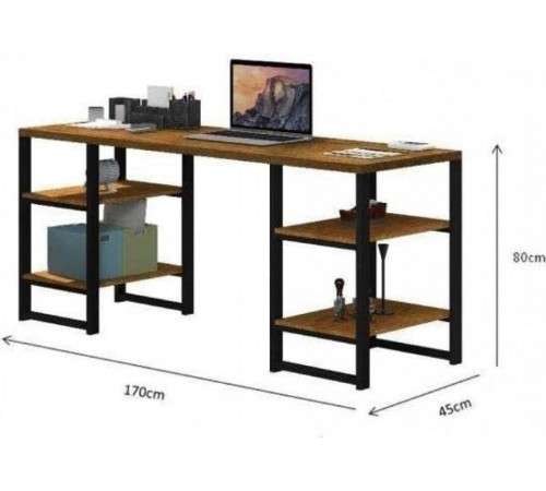 Письменный стол Innovare с 4 полками – MSMLOFT