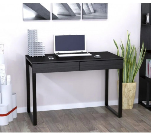 Письменный стол L-11 MSMLOFT – 110×55×75 см, стальная основа и ДСП.