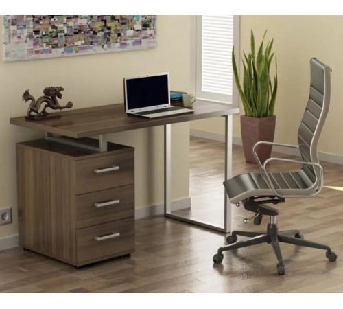 Письменный стол L-27 MSMLOFT – 120×60×75 см, с ящиками