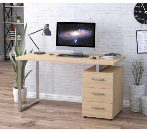 Письмовий стіл L‑27 Max (135 × 65 × 75 см) — MSMLOFT