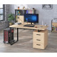 Письмовий стіл L‑27 Max (135 × 65 × 75 см) — MSMLOFT