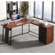 Письменный L-образный стол с ящиками – MSMLOFT (140×50×75 см)