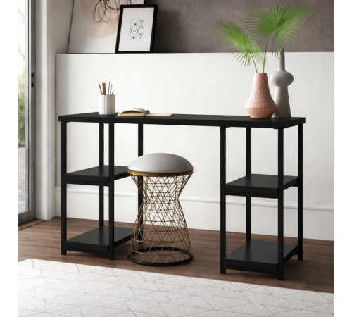 Письменный стол Landis — 120×40×72 см, с полками, MSMLOFT.