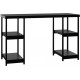 Письменный стол Landis — 120×40×72 см, с полками, MSMLOFT.