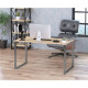 Письменный стол Q‑135 в стиле Loft (135×70×75,5 см)