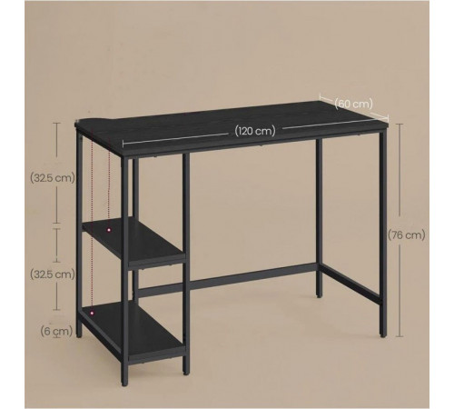 Письмовий стіл Robichaux (100×50×76 см) — MSMLOFT