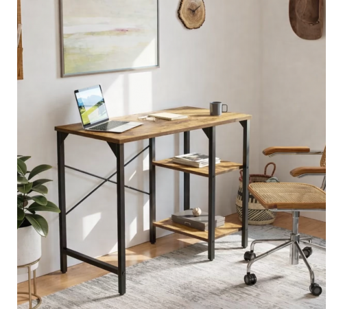 Письменный стол Wydmire – компактный металл/ДСП, лофт-стиль